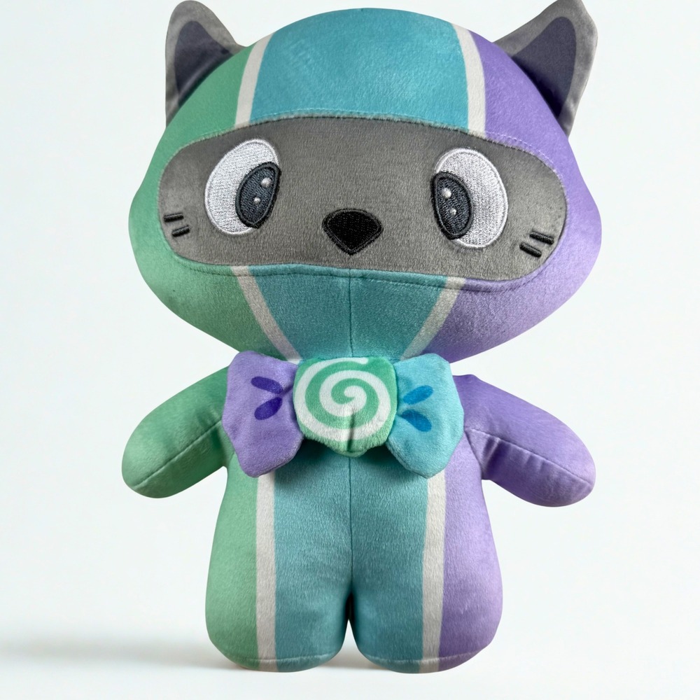 Moriah Elizabeth Mystery Plush 12" Series 2 Buddies Purple Green Striped Cat